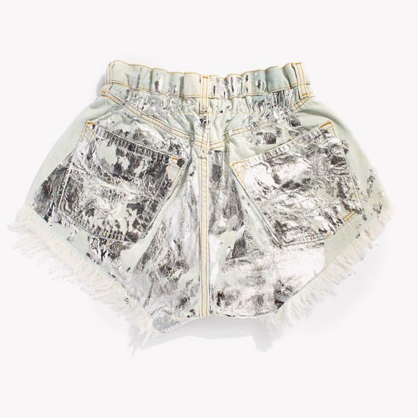 Boho Queen Pale Metallic Shorts