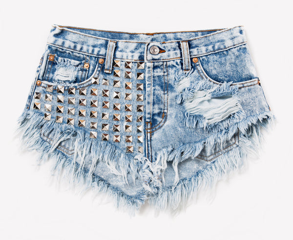 Bel Air Acid Studded Vintage Shorts