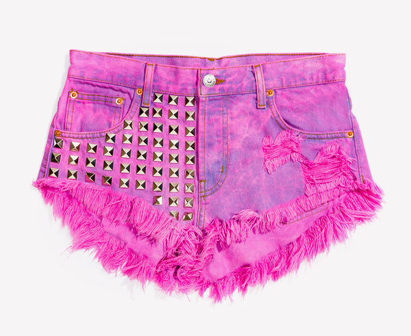 Bel Air Kiss Studded Vintage Shorts